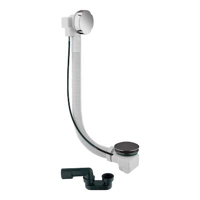 Badoverloop Lagoo Garda met Clickplug en Sifon Messing Gunmetal