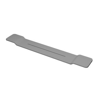 Badplank Best Design Hinza Solid Surface 95×15 cm Glans Grijs