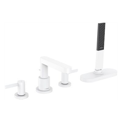 Badrandmengkraan Finoris HansGrohe 4-Gats Met SBox Mat Wit
