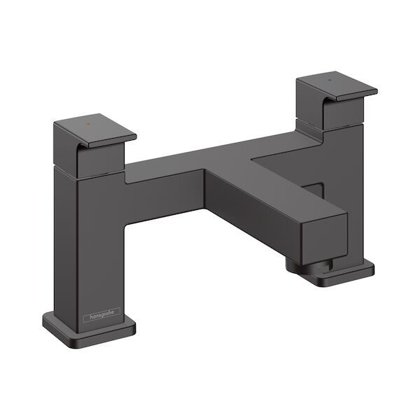 Badrandmengkraan HansGrohe Vernis Shape 2-Gats Mat Zwart
