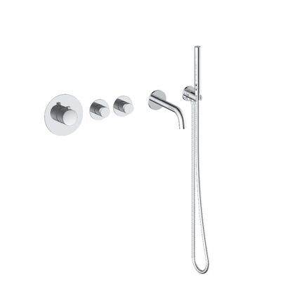 Badset Inbouw Deluxe Sanilux Giles Met Box Thermostaat Chroom