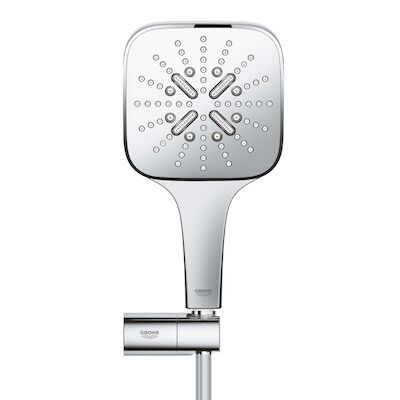 Badset Rainshower SmartActive 130 Grohe Cube Verstelbaar Met Doucheslang 150cm Chroom