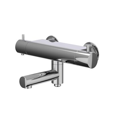 Badthermostaatkraan IVY Bond Opbouw Omstel Met Draaibare Baduitloop Met Omstel Cooltouch Chroom