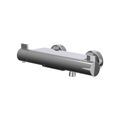 Badthermostaatkraan IVY Pact Opbouw Omstel Met Cascade Uitloop Met Omstel Cooltouch Chroom