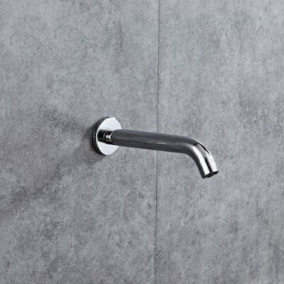 Baduitloop BWS Talpa 21 cm Messing Chroom