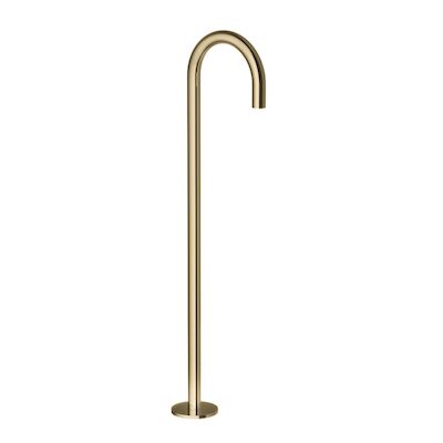 Baduitloop Hotbath Cobber Vrijstaand 106 cm Gepolijst Messing PVD