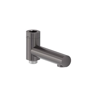 Baduitloop MAY Voor Regendoucheset 1/2″ Aansluiting Geborsteld Carbon Black PVD