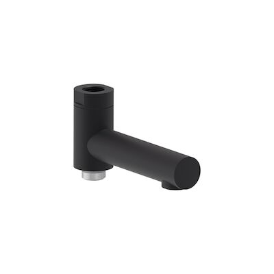Baduitloop MAY Voor Regendoucheset 1/2″ Aansluiting Mat Zwart PED