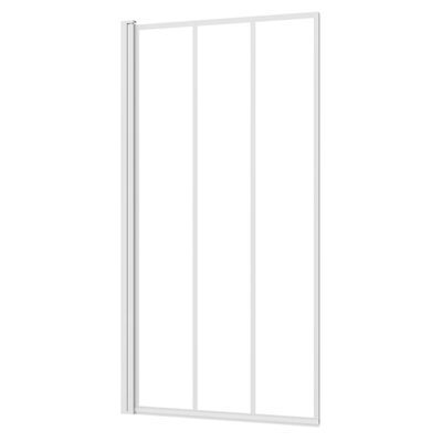 Badwand Allibert Loft-Game 1 Scherm 80×140 cm Omkeerbaar Wit
