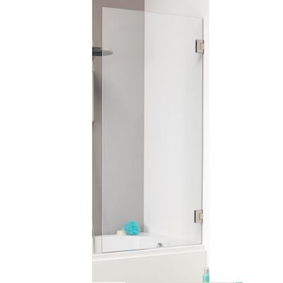 Badwand by Sealskin 'I AM' 75×160 cm RVS 1 deel Helder Antikalk glas