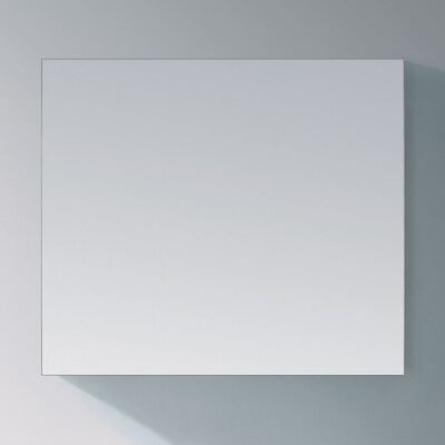 Basis Spiegel Sanitop Aluminium Geborsteld (In 9 maten)