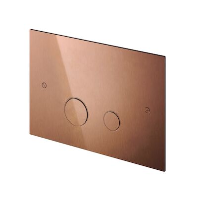 Bedieningspaneel Hotbath Cobber t.b.v. Geberit UP320 Geborsteld Koper Living Colours
