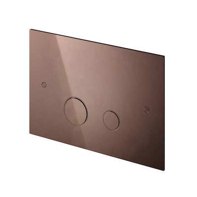 Bedieningspaneel Hotbath Cobber t.b.v. Geberit UP320 Geborsteld Koper PVD