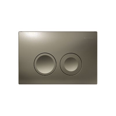 Bedieningsplaat Delta 25 by Geberit Frontbediening Mat Donkerbruin