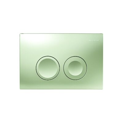 Bedieningsplaat Delta 25 by Geberit Frontbediening Mat Mintgroen