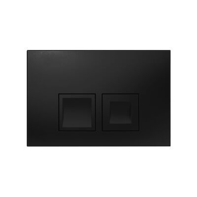 Bedieningsplaat Delta 35 by Geberit DualFlush Frontbediening Mat Zwart