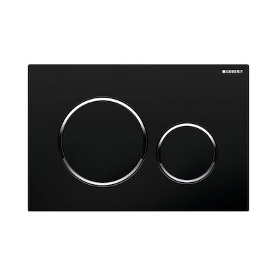 Bedieningsplaat Geberit Sigma 20 DF Zwart