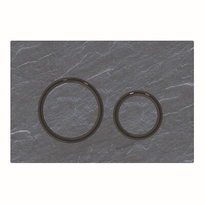 Bedieningsplaat Geberit Sigma 21 voor 2-toets Spoeling Zwart Chroom / Mustang Leisteen