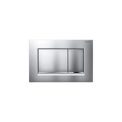 Bedieningsplaat Geberit Sigma 30 DF Mat Chroom Gelakt