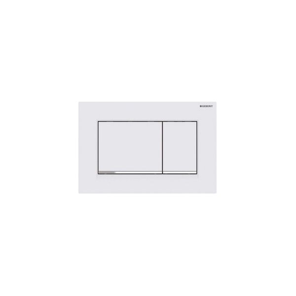 Bedieningsplaat Geberit Sigma 30 DF Mat Wit