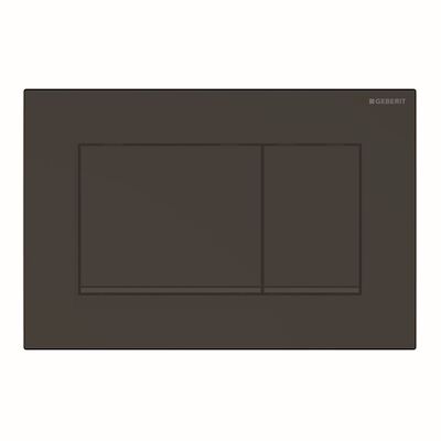 Bedieningsplaat Geberit Sigma 30-Toets Spoeling Easy-To-Clean Mat Zwart
