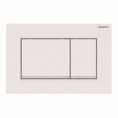 Bedieningsplaat Geberit Sigma 30-Toets Spoeling Mat Wit Glans Wit