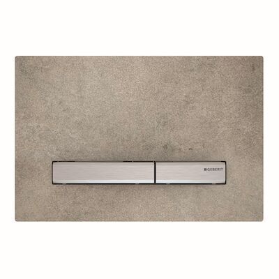 Bedieningsplaat Geberit Sigma 50 voor 2-toets Spoeling Chroom / Betonlook