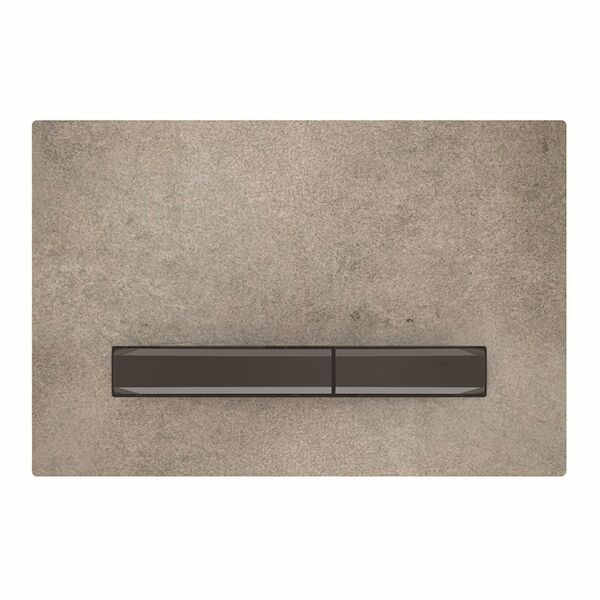 Bedieningsplaat Geberit Sigma 50 voor 2-toets Spoeling Zwart Chroom / Betonlook