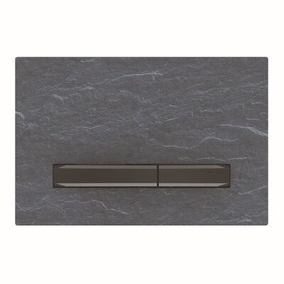Bedieningsplaat Geberit Sigma 50 voor 2-toets Spoeling Zwart Chroom / Mustang Leisteen