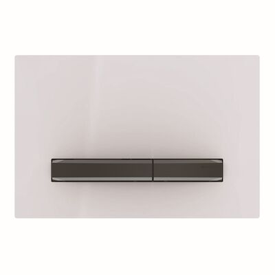 Bedieningsplaat Geberit Sigma 50 voor 2-toets Spoeling Zwart Chroom / Wit