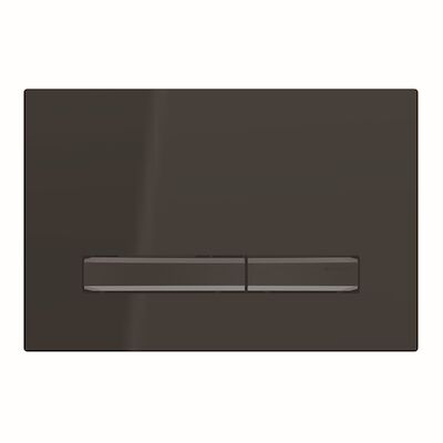 Bedieningsplaat Geberit Sigma 50 voor 2-toets Spoeling Zwart Chroom / Zwart