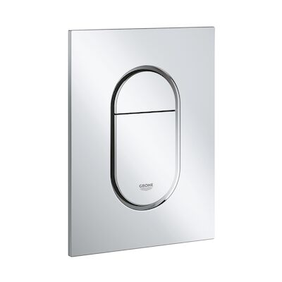 Bedieningsplaat Grohe Arena Cosmopolitan S WC DF 13×17,2cm Chroom