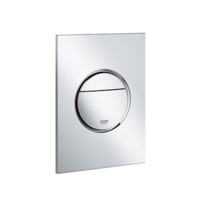 Bedieningsplaat Grohe Nova Cosmopolitan S WC DF 13×17,2cm Chroom