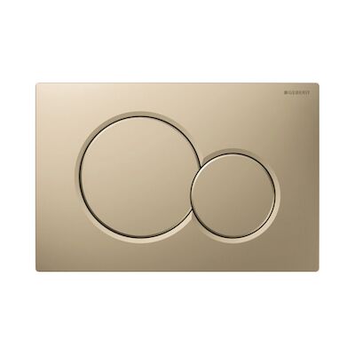 Bedieningsplaat Sigma by Geberit Frontbediening Mat Beige
