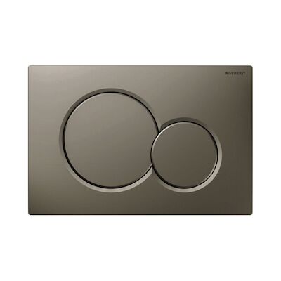 Bedieningsplaat Sigma by Geberit Frontbediening Mat Donkerbruin