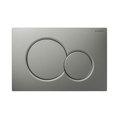 Bedieningsplaat Sigma by Geberit Frontbediening Mat Grijs