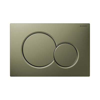 Bedieningsplaat Sigma by Geberit Frontbediening Mat Legergroen