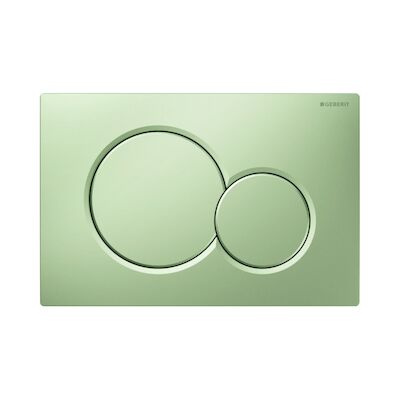 Bedieningsplaat Sigma by Geberit Frontbediening Mat Mintgroen