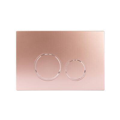 Bedieningsplaat StarBlueDisc Doppio 55 TBV Geberit UP100 UP320 Rose Goud