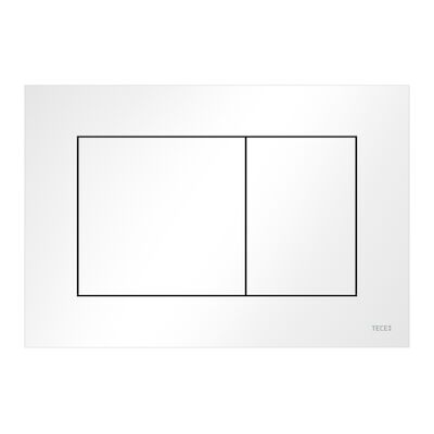 Bedieningsplaat Toilet TECE Now Kunststof Glans Wit