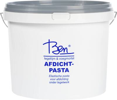 Ben afdichtpasta met afdichtband (12m) en blokkwast 5 kg