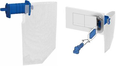 Ben Clean Blue toiletblokhouder voor BCF112 reservoir