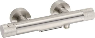 Ben Engraved Cross badkraan thermostatisch RVS-look
