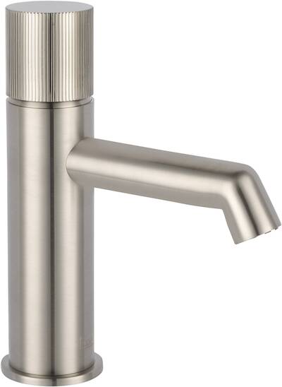 Ben Engraved Line wastafelkraan RVS-look