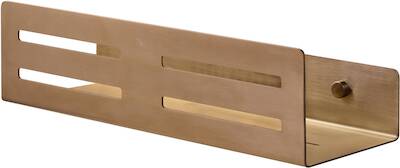 Ben Kurv planchet 30×9,6x8cm geborsteld koper