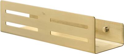 Ben Kurv planchet 30×9,6x8cm geborsteld messing