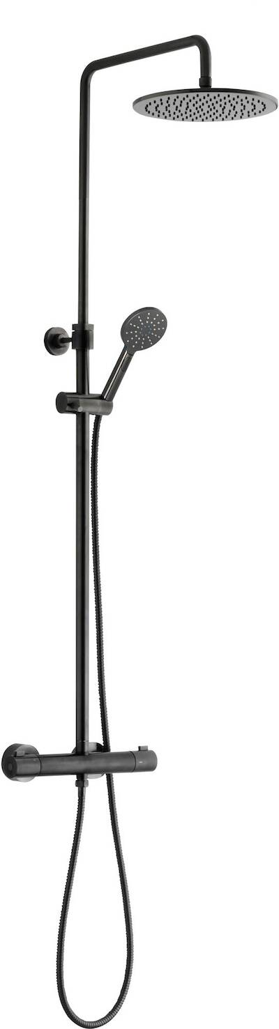 Ben Lavion 250 Cool regendoucheset met 4 straalsoorten Ø25cm gunmetal pvd