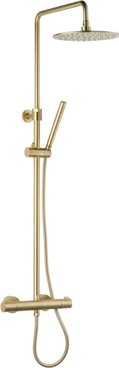 Ben Lavion 250 Cool regendoucheset Ø25cm geborsteld messing pvd