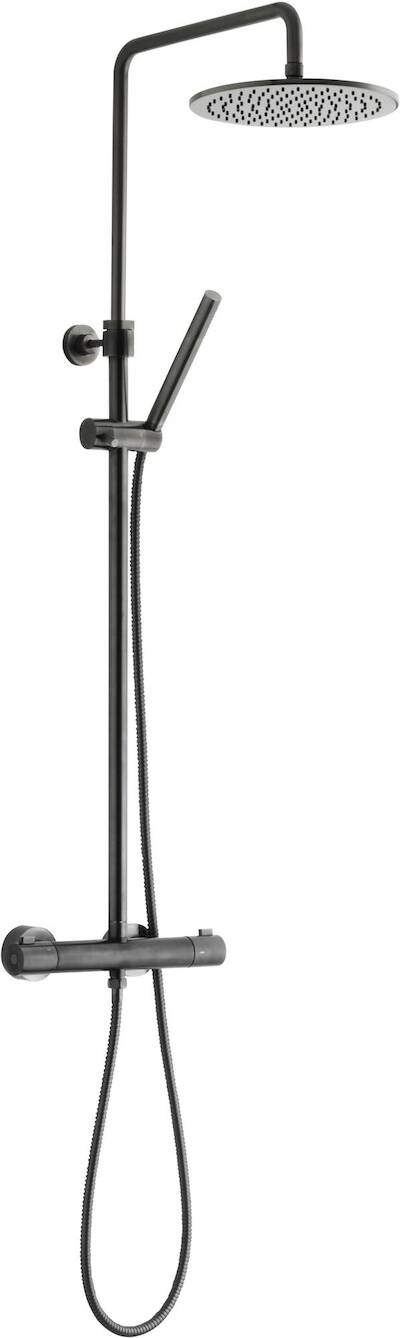 Ben Lavion 250 Cool regendoucheset Ø25cm gunmetal pvd