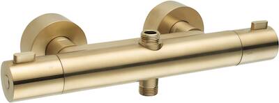 Ben Lavion1 douche thermostaatkraan t.b.v. Ben Lavion regendoucheset geborsteld messing pvd